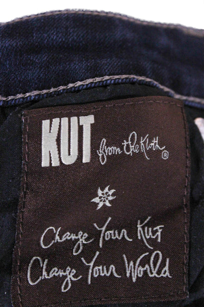 KUT from the Kloth Women Skinny Blue Low Rise Cotton Jeans Size 10