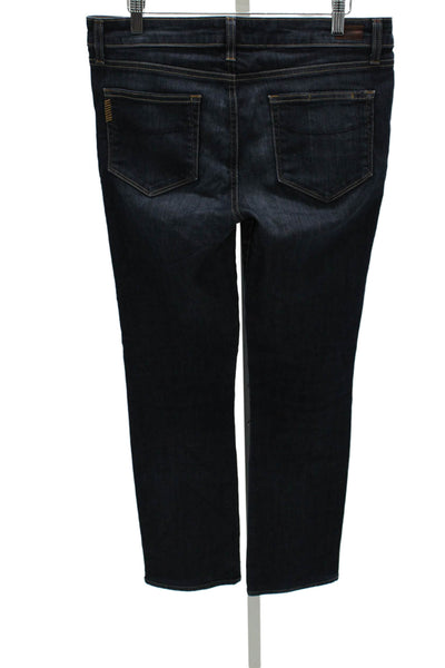 Paige Womens Straight Jeans Blue Low Rise Cotton Blend Inseam 30 Size 31