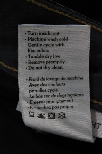 Paige Womens Straight Jeans Blue Low Rise Cotton Blend Inseam 30 Size 31