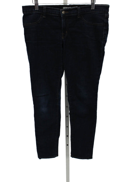 J Brand Womens Blue Skinny Jeans Cotton Blend Low Rise Size 31