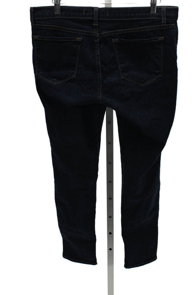 J Brand Womens Blue Skinny Jeans Cotton Blend Low Rise Size 31