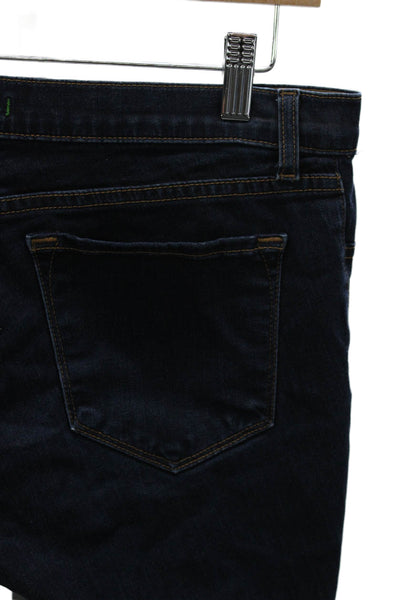 J Brand Womens Blue Skinny Jeans Cotton Blend Low Rise Size 31