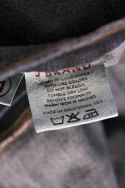 J Brand Womens Blue Skinny Jeans Cotton Blend Low Rise Size 31