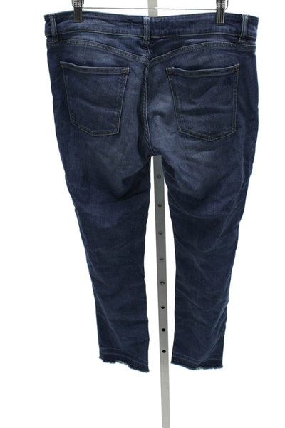 DL 1961 Womens Skinny Jeans Blue Low Rise Inseam 28 Size 30
