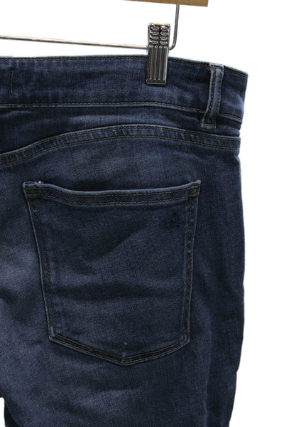 DL 1961 Womens Skinny Jeans Blue Low Rise Inseam 28 Size 30