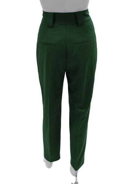 Equipment Femme Women Dress Pants Green Polyester Size 2