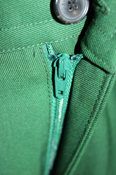 Equipment Femme Women Dress Pants Green Polyester Size 2