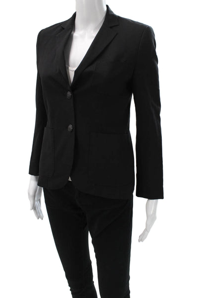 Rag & Bone Women Black Wool Blazer Button Closure Long Sleeve Size 2