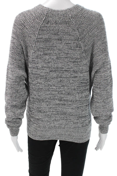 Free People Womens Gray Pullover Sweater Cotton Crew Neck Size XS