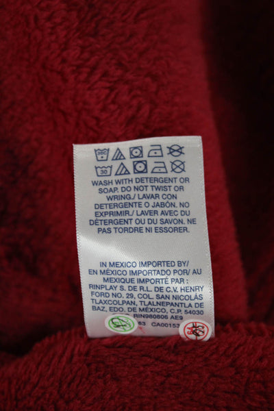Polo Ralph Lauren Womens Solid Terry Longline Robe Red Size L/XL