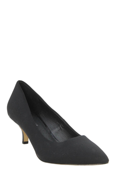 Donald J Pliner Womens Kitten Heel Pointed Toe Pumps Black Size 7.5 Medium