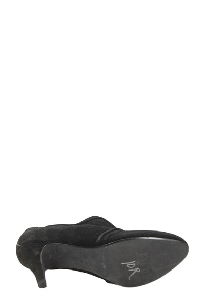 Taryn by Taryn Rose Womens Suede Tryna Ankle Boots Black Size 7.5 Medium
