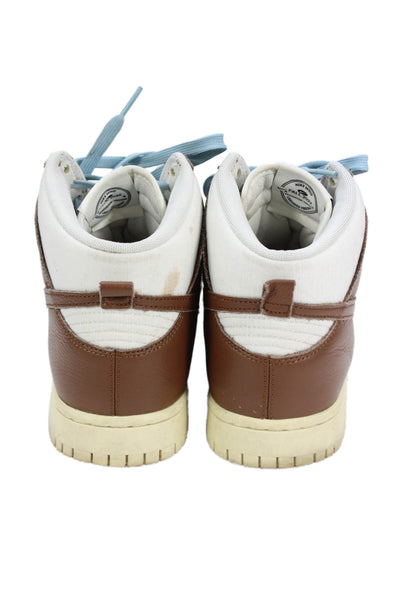 Nike Men's Lace Up Laether Colorblock High-Top Trainer Sneakers Size 9