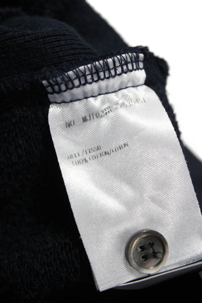 Thom Browne Womens Blue Striped Cotton Crewneck Pullover Size S