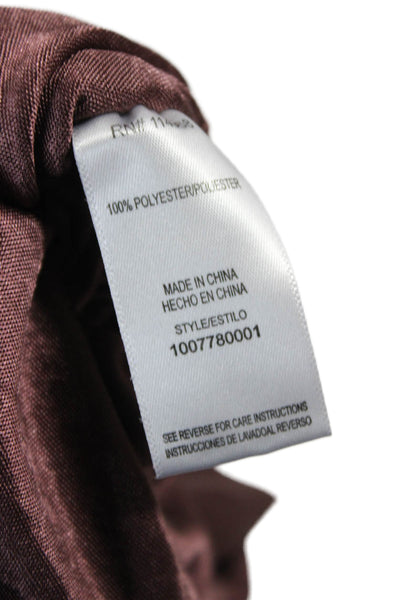 Love Whit by Whitney Port Womens Bodycon One-Shoulder Brown Dress Size S