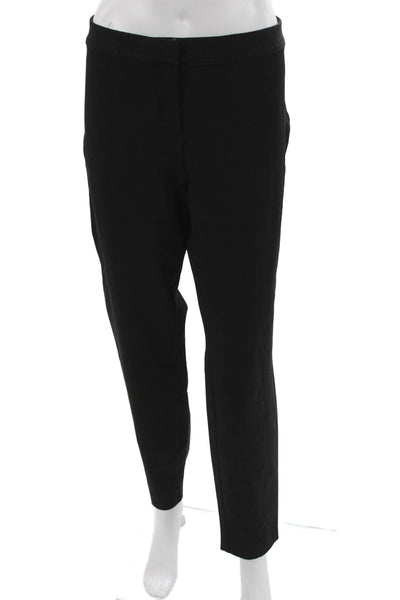 Vince Camuto Women Dress Pants Black Pull On Polyester Blend Size 14