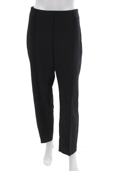 Lafayette 148 New York Women Black Dress Pants Polyamide Zip Size 16