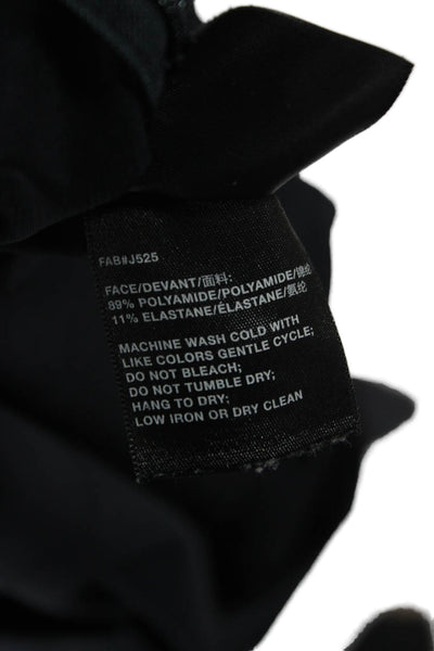 Lafayette 148 New York Women Black Dress Pants Polyamide Zip Size 16