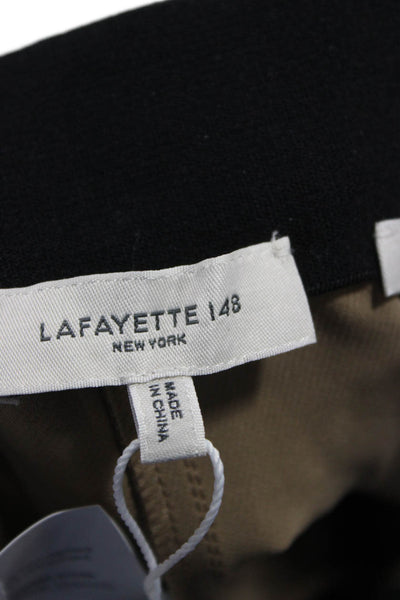 Lafayette 148 New York Womens Dress Pants Beige Polyamide Zip Size 18