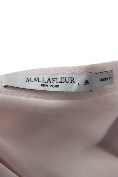 M.M. Lafleur Women Tunic Pink V-Neck Sleeveless Polyester Size XL