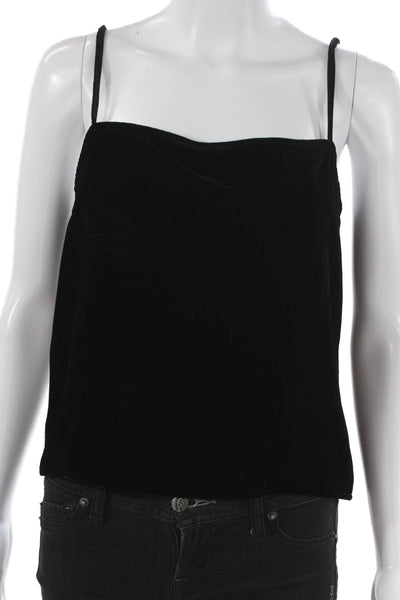 Reformation Womens Black Rayon Cowl Neck Camisole Sleeveless Pullover Size XS