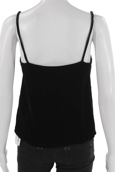 Reformation Womens Black Rayon Cowl Neck Camisole Sleeveless Pullover Size XS