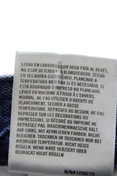 Citizens of Humanity Women High Rise Tapered Jeans Blue Size 25