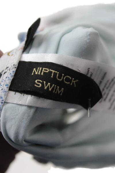 Niptuck Swim Womens Paisley Multicolor One Piece Swimsuit Size 10