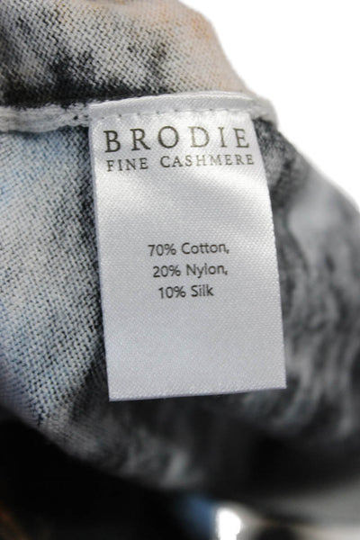 Whisper By Brodie Women Black Pullover Sweater Crew Neck Long Sleeve Size XS