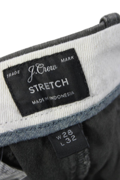 J Crew Mens Gray Cotton Chino Pants Size 28