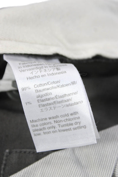 J Crew Mens Gray Cotton Chino Pants Size 28