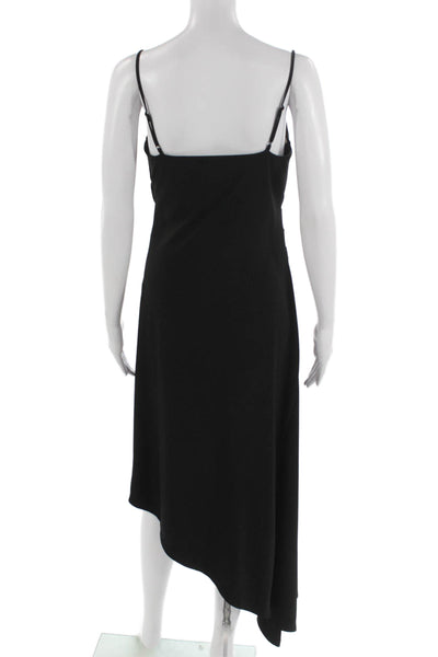 Steve Madden Women Slip Dress Black Cowl Neck Sleeveless Long Polyester Size S