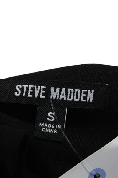 Steve Madden Women Slip Dress Black Cowl Neck Sleeveless Long Polyester Size S