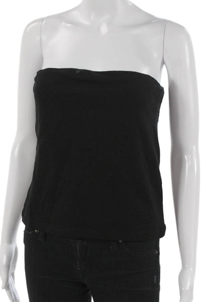 Edikted Womens Basic Cotton Sleeveless Tank Square Neck Black Size L