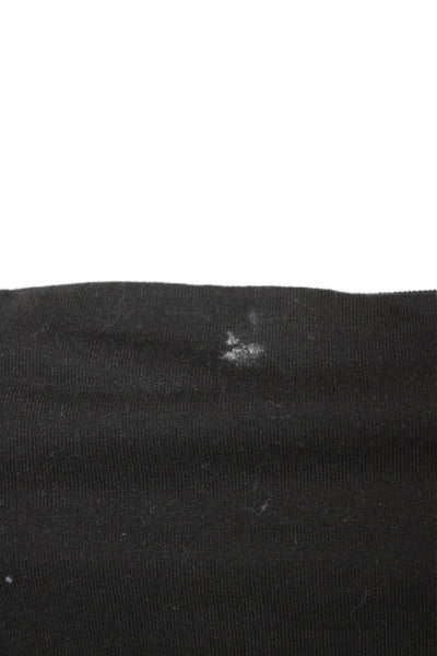 Edikted Womens Basic Cotton Sleeveless Tank Square Neck Black Size L