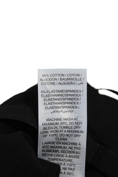 Edikted Womens Basic Cotton Sleeveless Tank Square Neck Black Size L