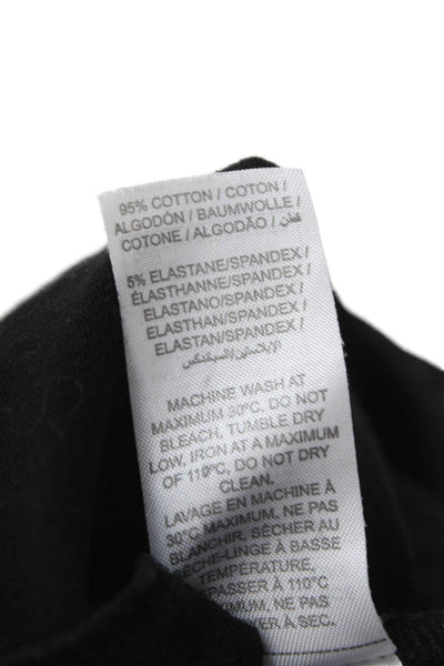 Edikted Womens Cropped Black Cotton Square Neck Sleeveless Tank Size XS
