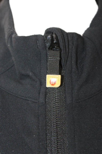 Lululemon Womens Track Jacket Black Polyester Zip Size L