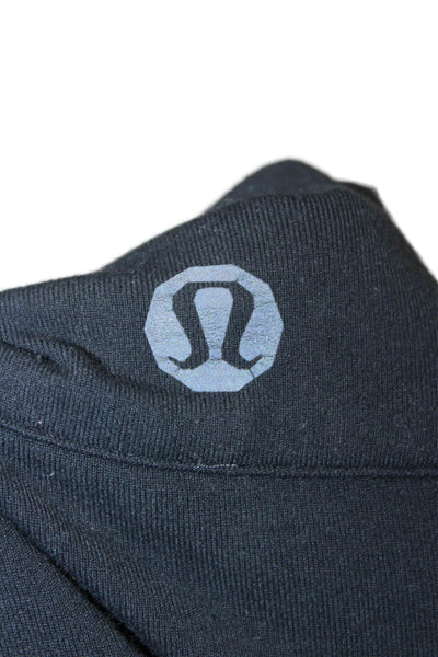 Lululemon Womens Track Jacket Black Polyester Zip Size L