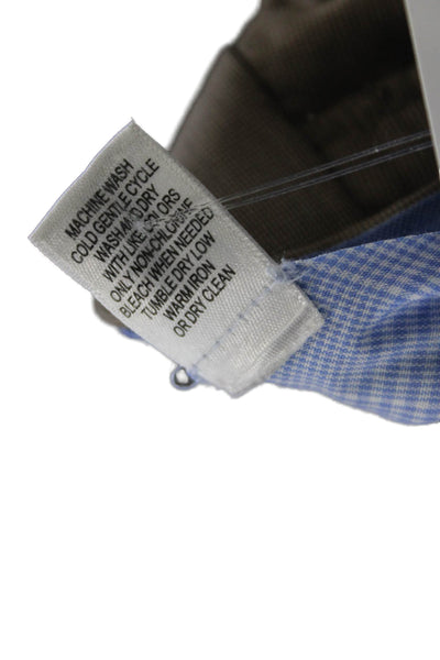 Banana Republic Mens Brown Cotton Chino Pants Button Closure Size 31