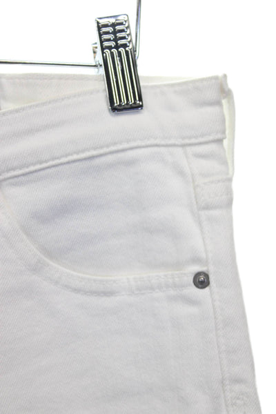 AG Adriano Goldschmied Women Ankle Jeans White Size 26