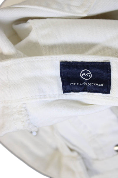 AG Adriano Goldschmied Women Ankle Jeans White Size 26