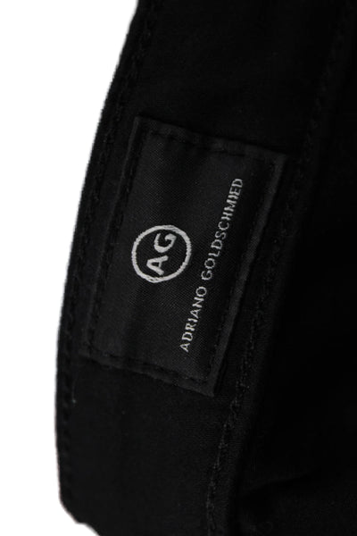 AG Adriano Goldschmied Womens Black Mid Rise Ankle Jeans 28in Inseam Size 25