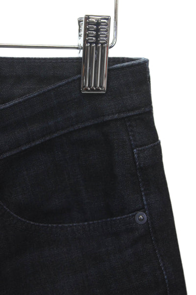 AG Adriano Goldschmied Women Ankle Jeans Blue Cotton Blend Button Fly Size 26