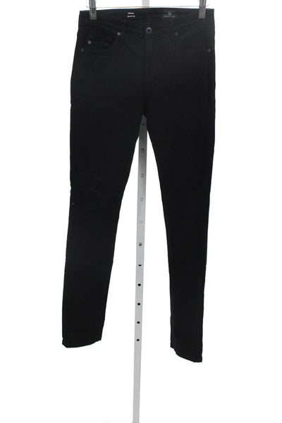 AG Adriano Goldschmied Womens Skinny Black Jeans Size 25