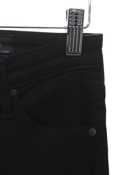 AG Adriano Goldschmied Womens Skinny Black Jeans Size 25
