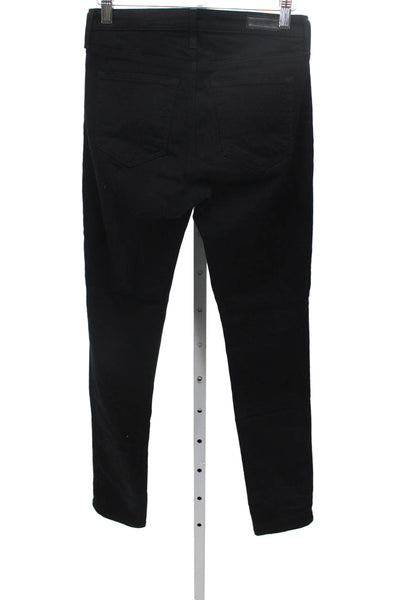 AG Adriano Goldschmied Womens Skinny Black Jeans Size 25