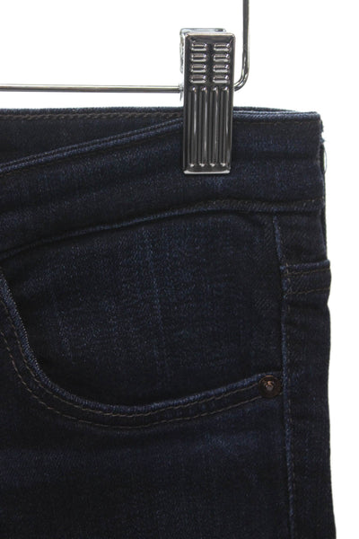AG Adriano Goldschmied Womens Blue Skinny Jeans Mid Rise Size 26