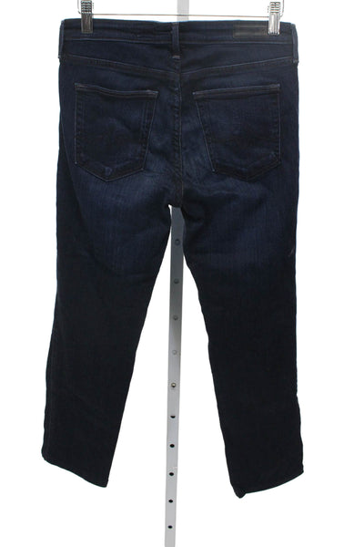 AG Adriano Goldschmied Womens Blue Skinny Jeans Mid Rise Size 26