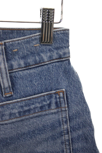 Madewell Women Cropped Blue Jeans Mid Rise 28 Inseam Size 25